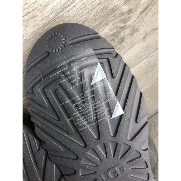 NEW UGG WOMEN'S CLASSIC FEMME ZIP MINI GREY / GRAY ANKLE BOOTS SIZE 11 1117535 - Picture 16 of 16